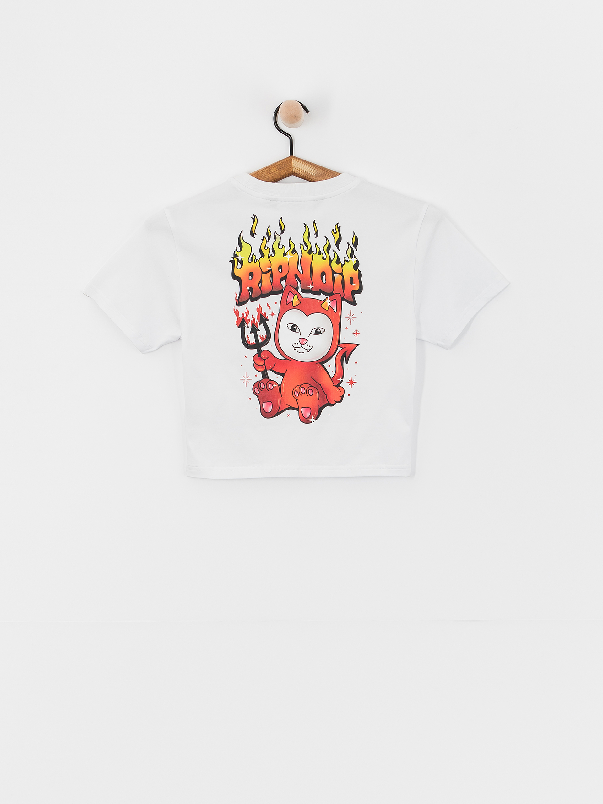 T-shirt RipNDip Scary Cute Cropped Baby Wmn (white)