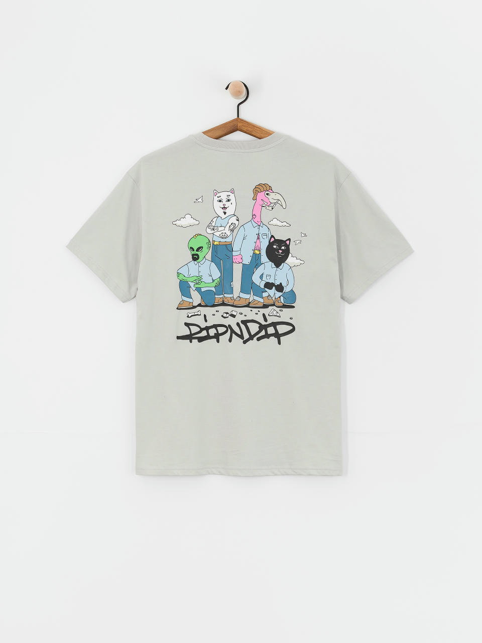 T-shirt RipNDip So Dangerous So Cute (grey)