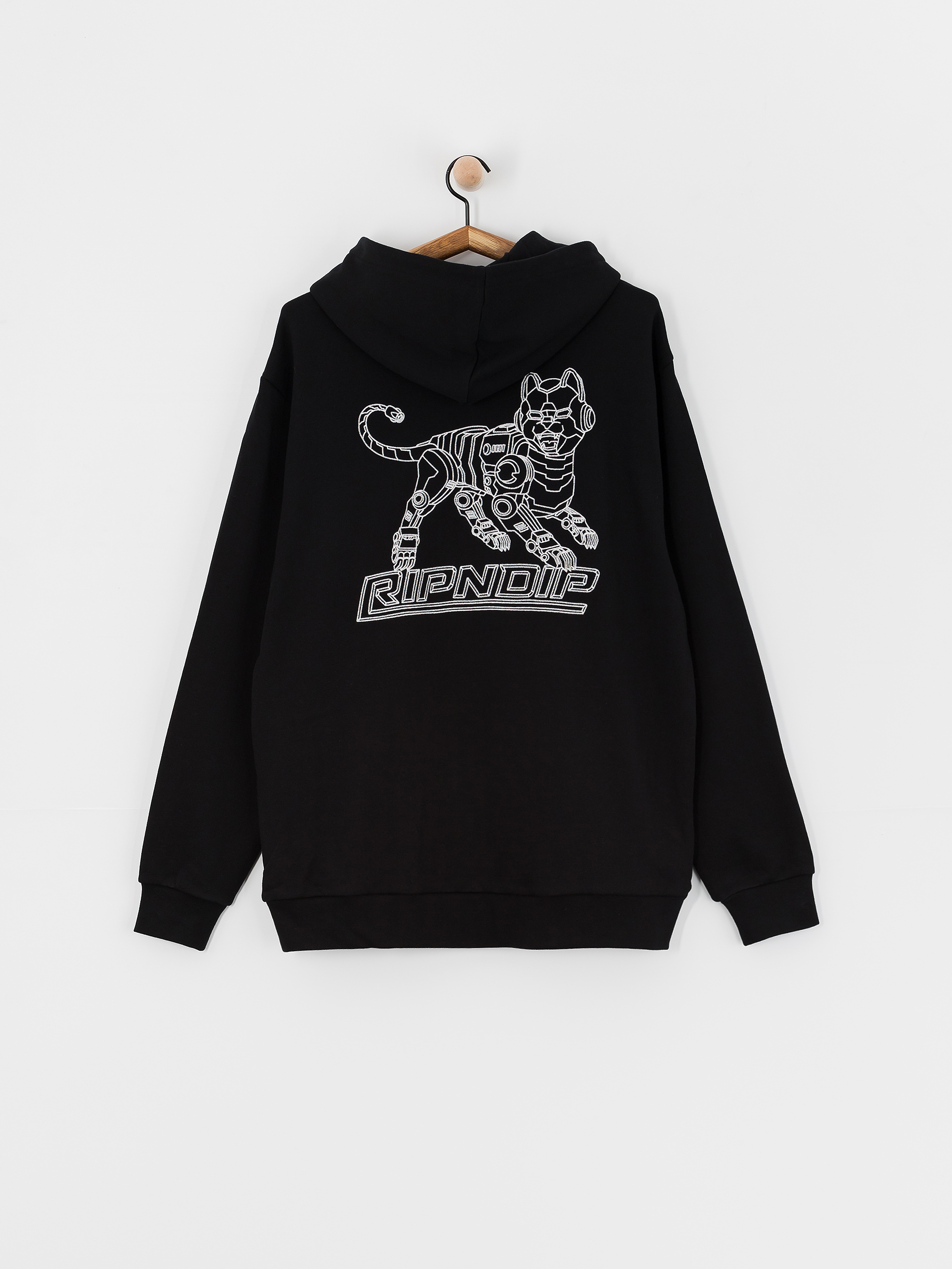 Bluza z kapturem RipNDip Robo Nerm HD (black)