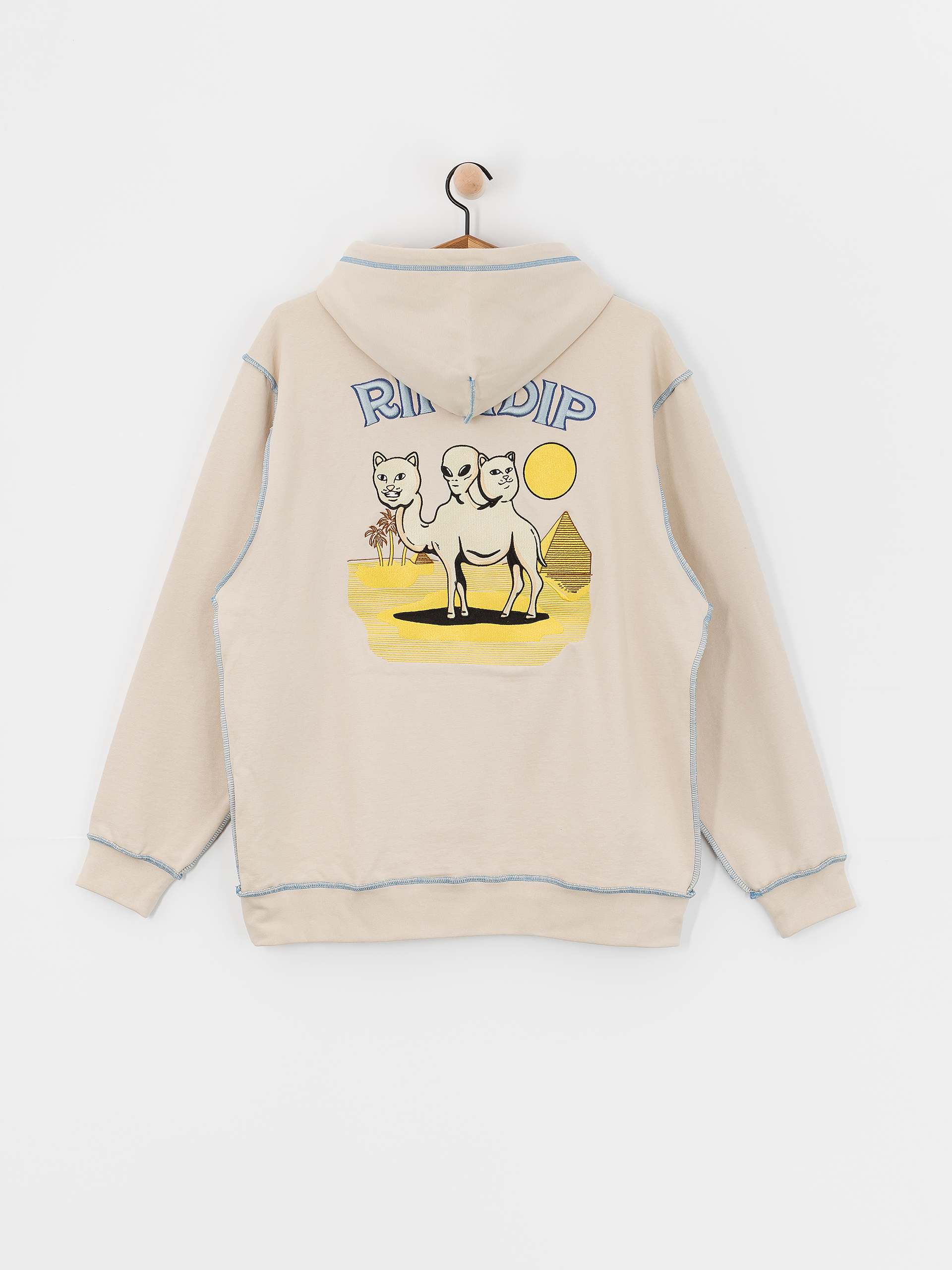 Bluza z kapturem RipNDip Barnum HD (bone)