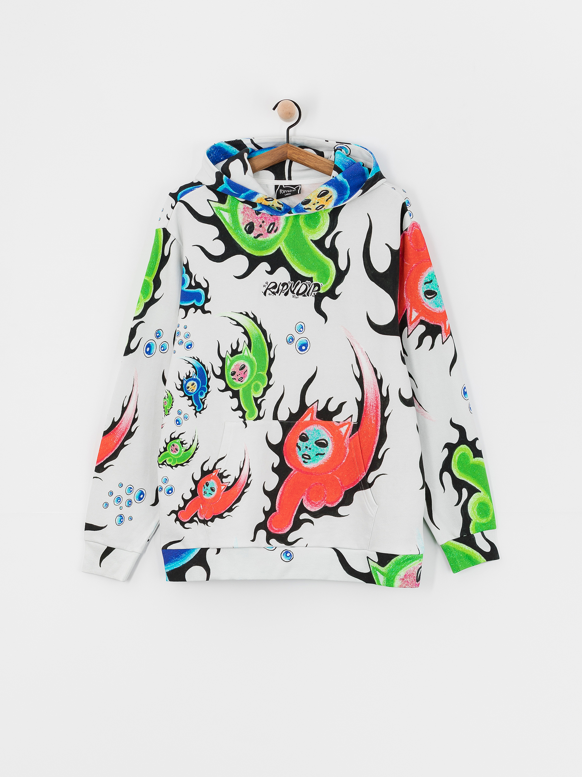 Bluza z kapturem RipNDip Ember HD (dusty grey)