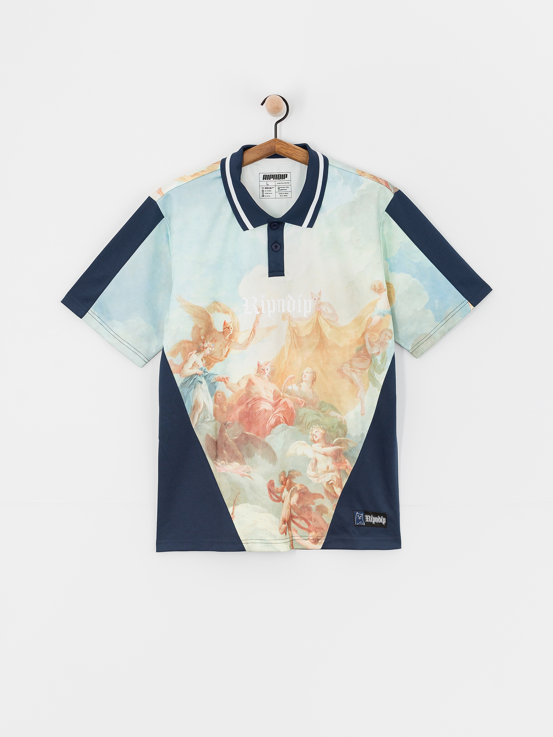 T-shirt RipNDip Heavens Waiting Soccer Jersey (navy multi)