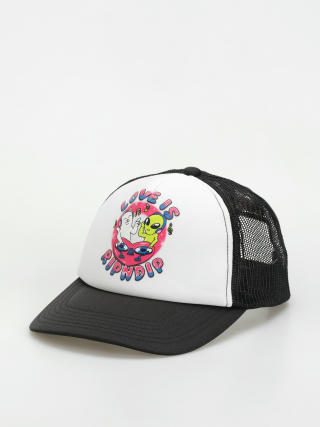 Czapka z daszkiem RipNDip Love Is Ripndip Trucker (white/black)