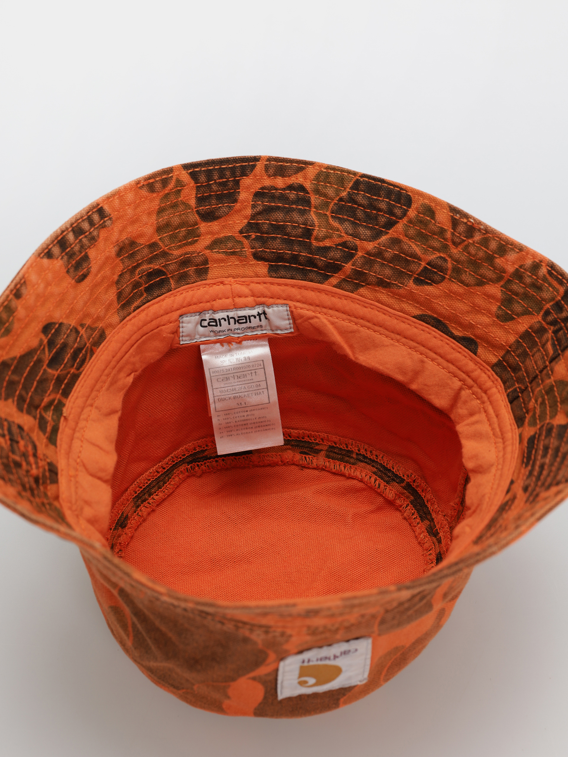 Kapelusz Carhartt WIP Duck Bucket (camo duck/green/turmeric)