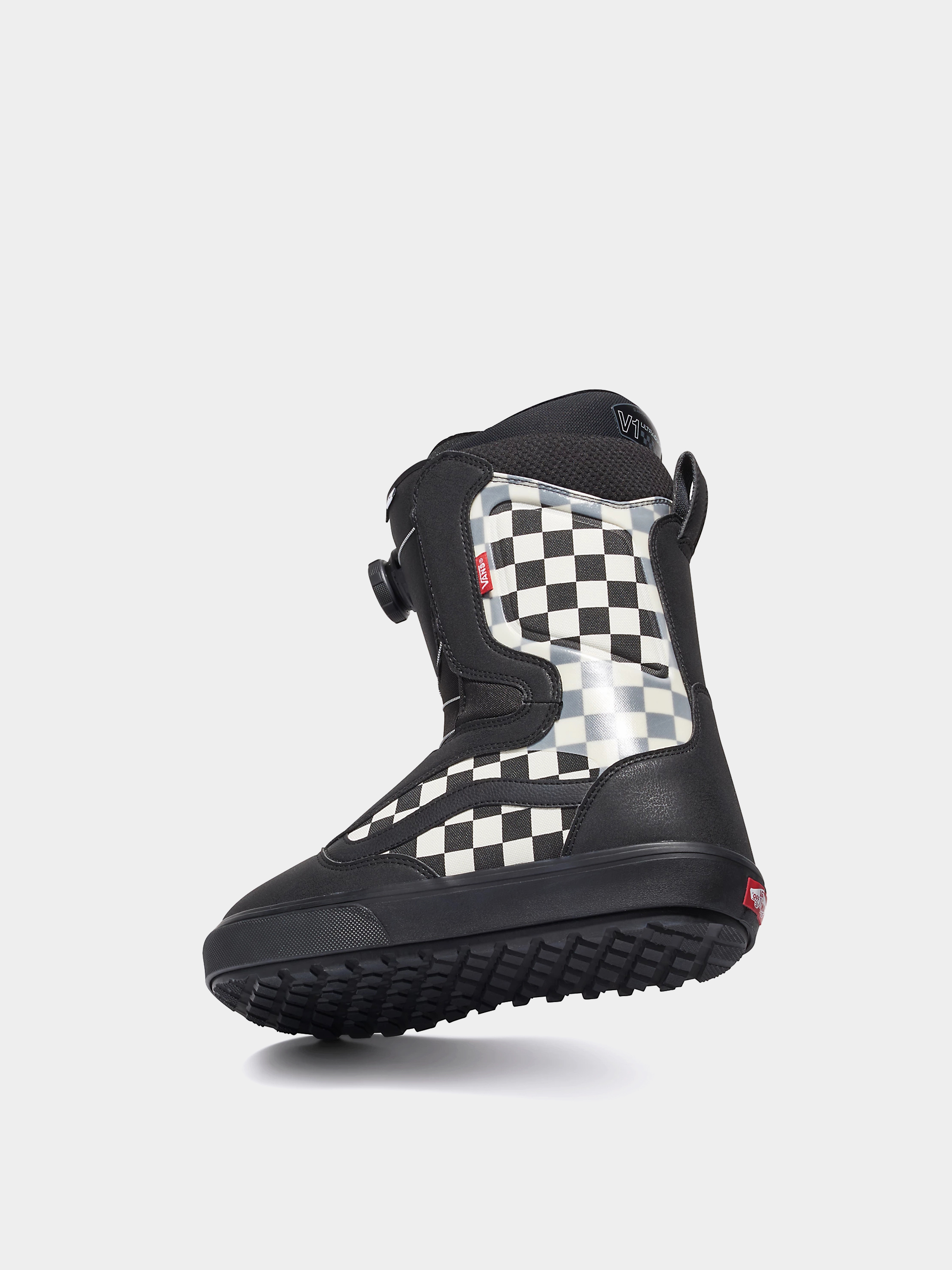 Męskie Buty snowboardowe Vans Aura Og (black/checkerboard)