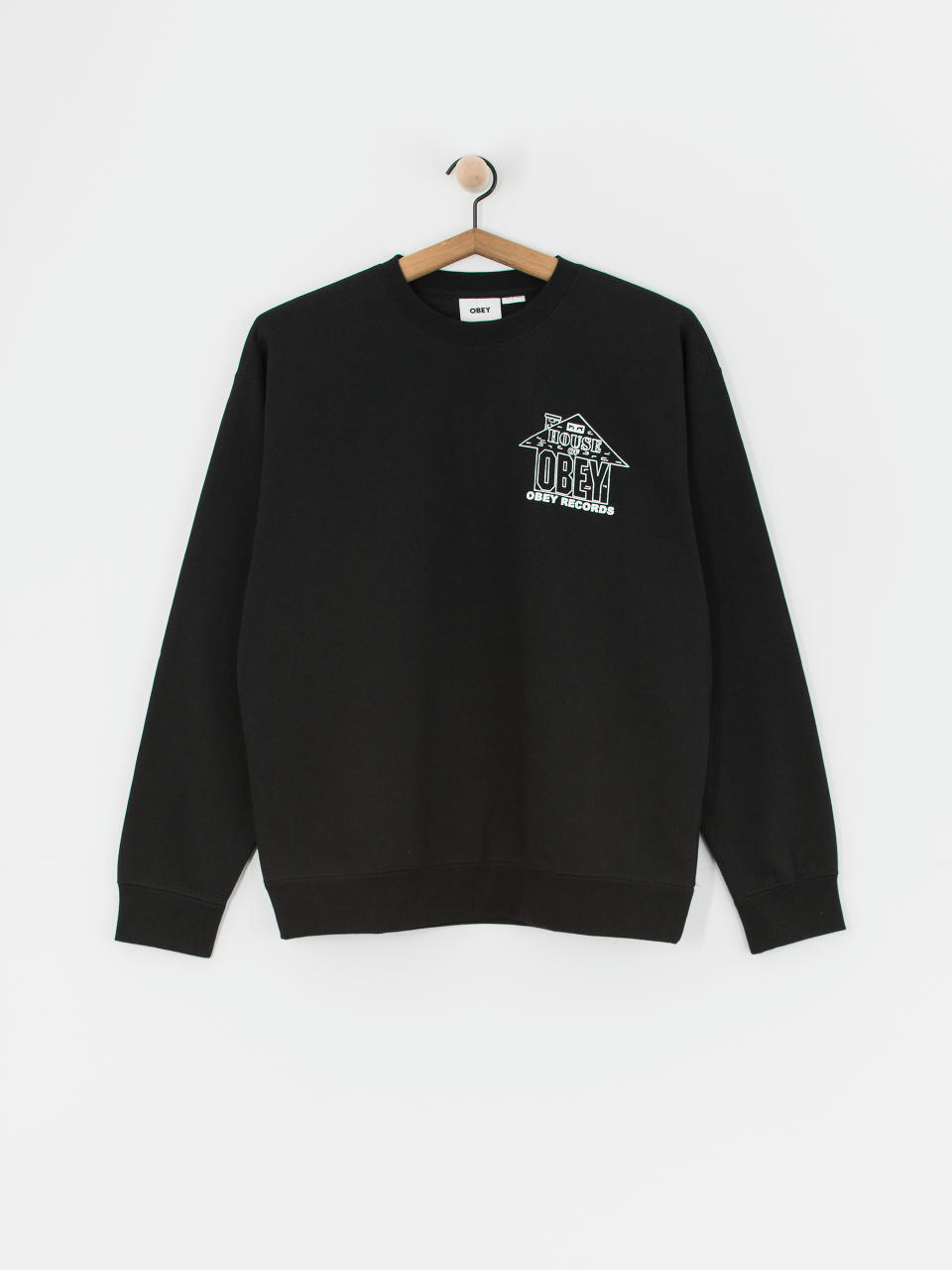 Bluza OBEY House Of Obey Records (black)