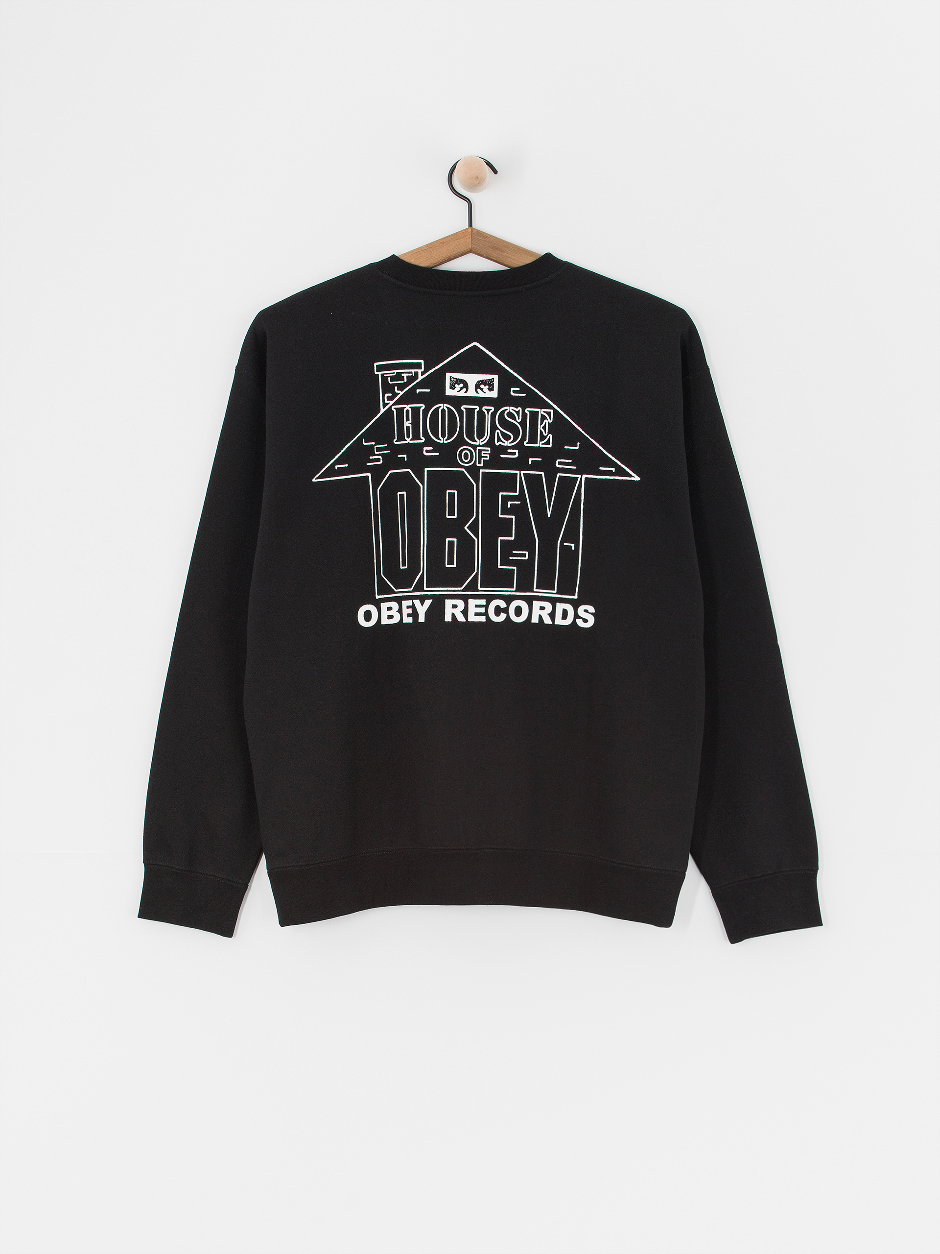 Bluza OBEY House Of Obey Records (black)