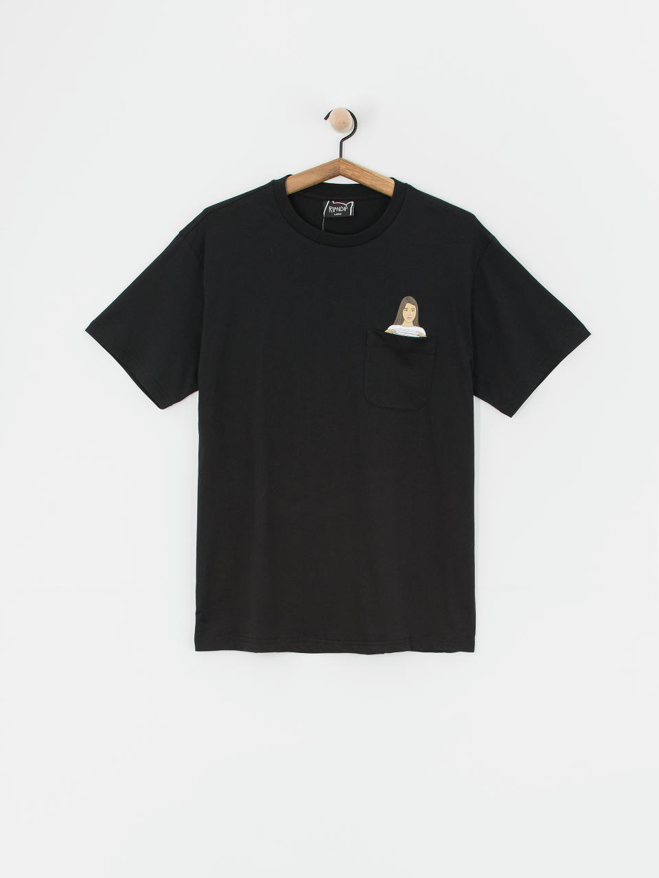 T-shirt RipNDip Flashing Kittys Pocket (black)