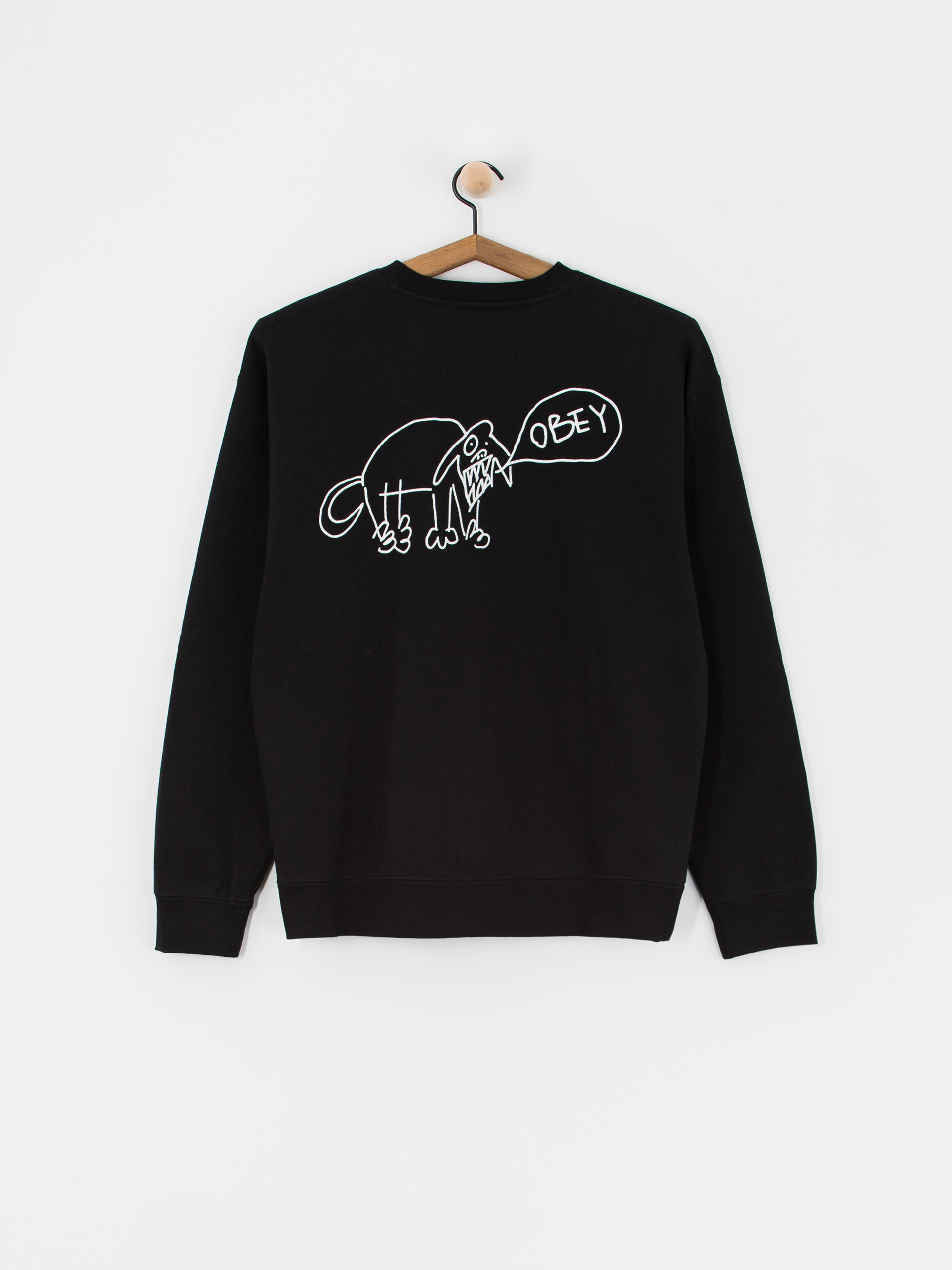 Bluza OBEY Dog Doodle (black)