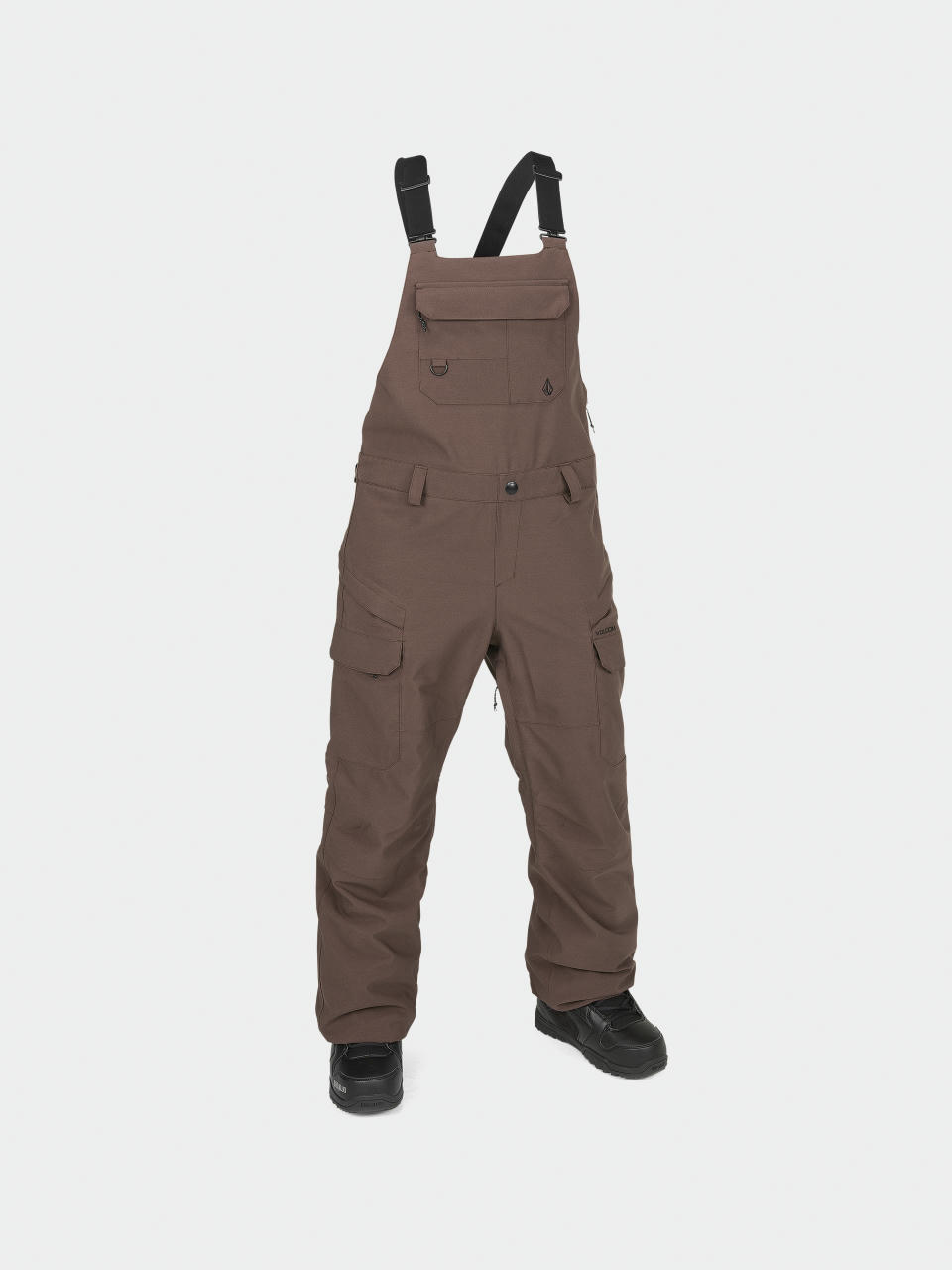 Damskie Spodnie snowboardowe Volcom Creston 3D Stretch Bib Overall (mahogany)