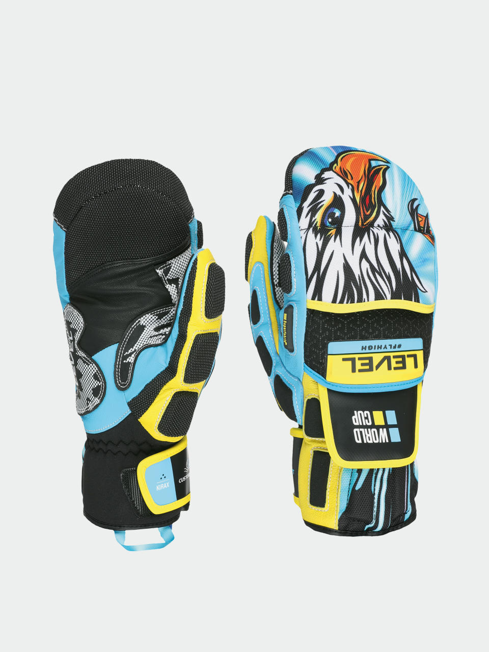 Rękawice Level Worldcup Cf Mitt (yellow blue)