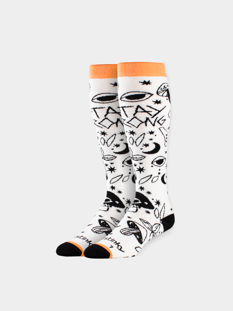 Skarpety Stinky Socks Stay Wrong (white/black)