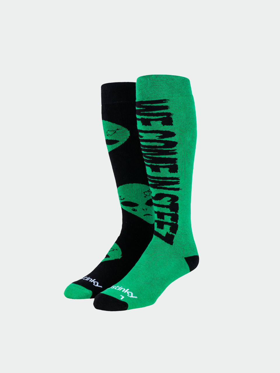 Skarpety Stinky Socks On Their Way (green/black)