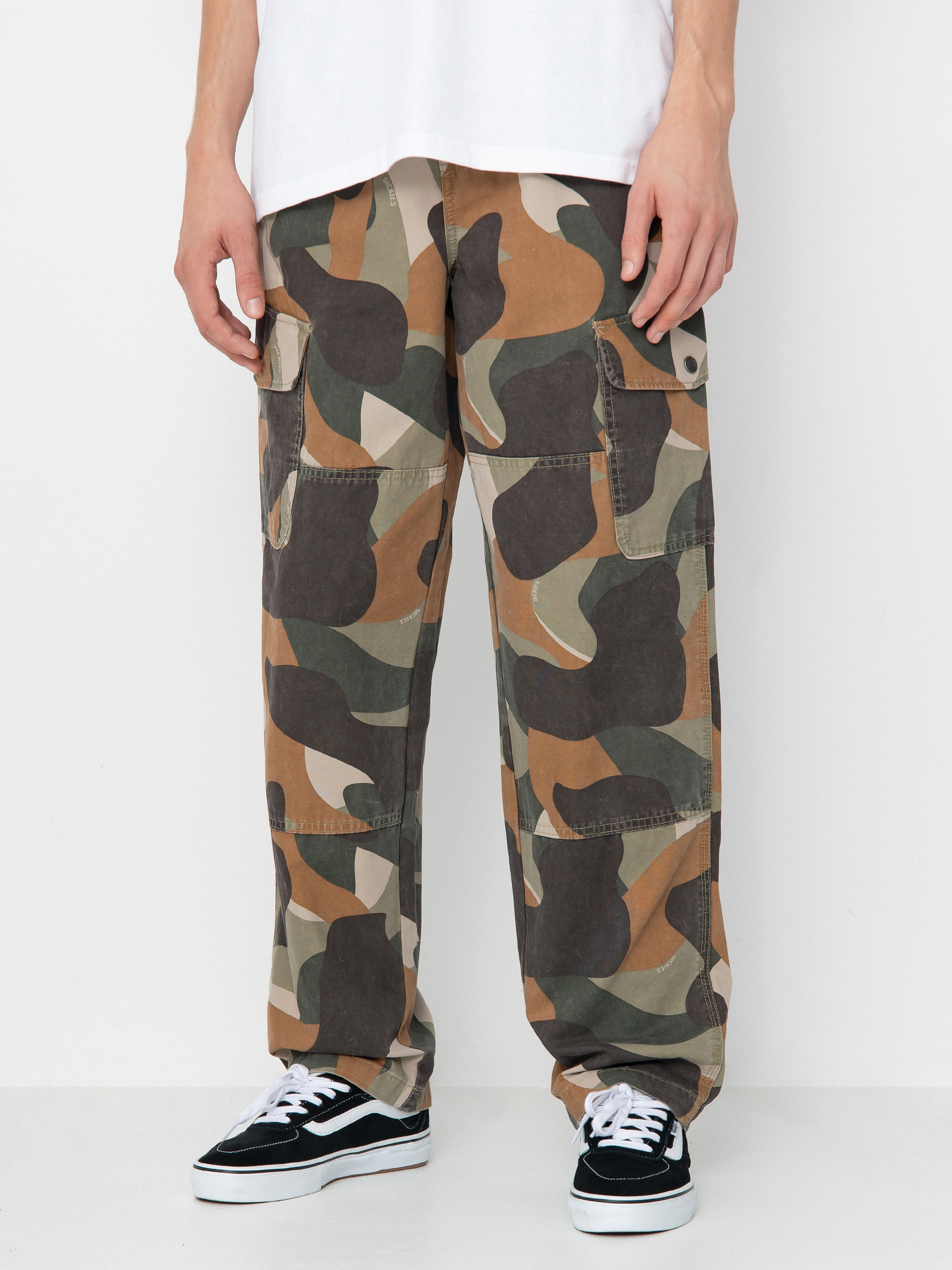 Spodnie Dickies Duck Canvas Camo Cargo (imperial green)