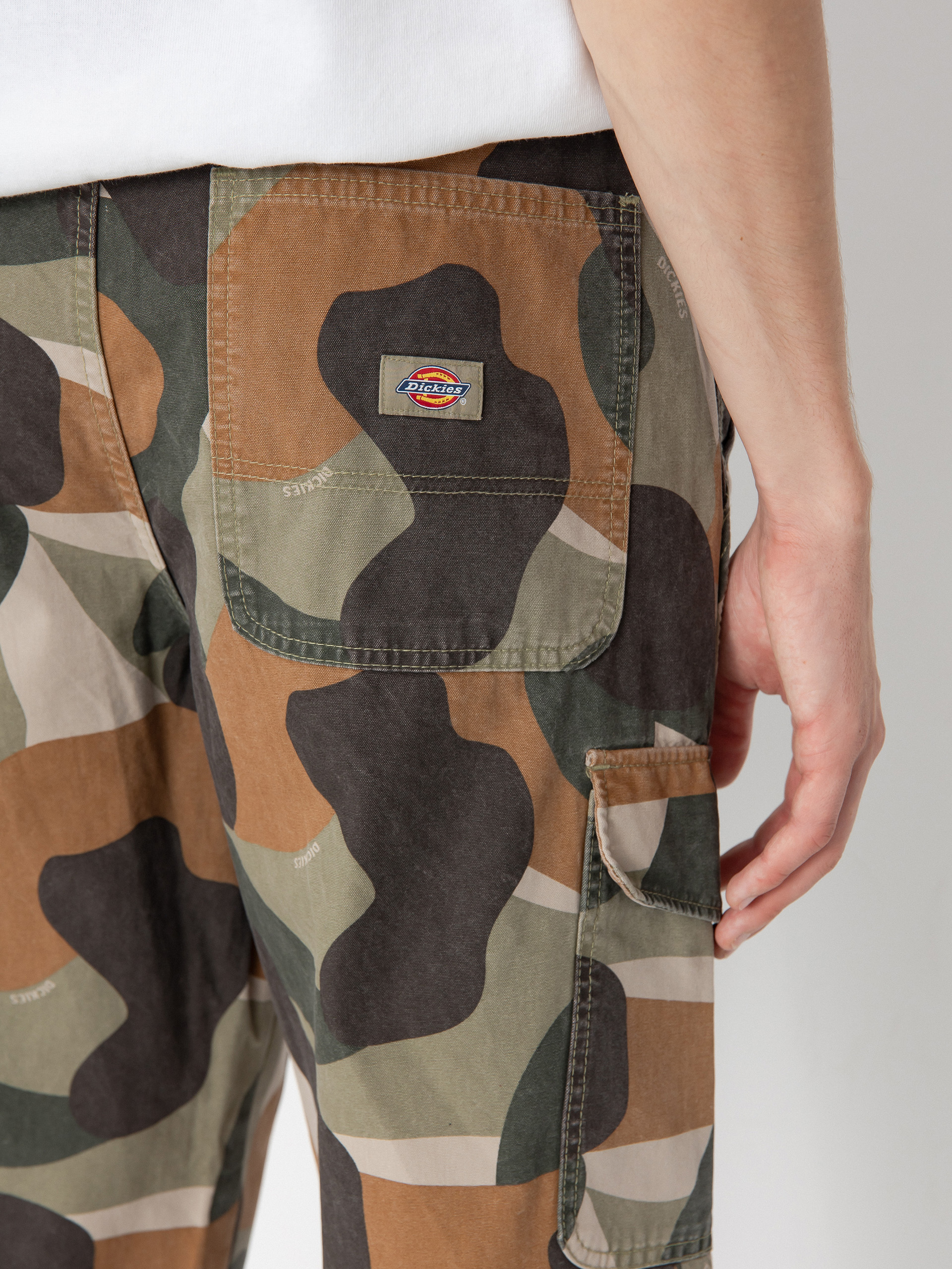 Spodnie Dickies Duck Canvas Camo Cargo (imperial green)