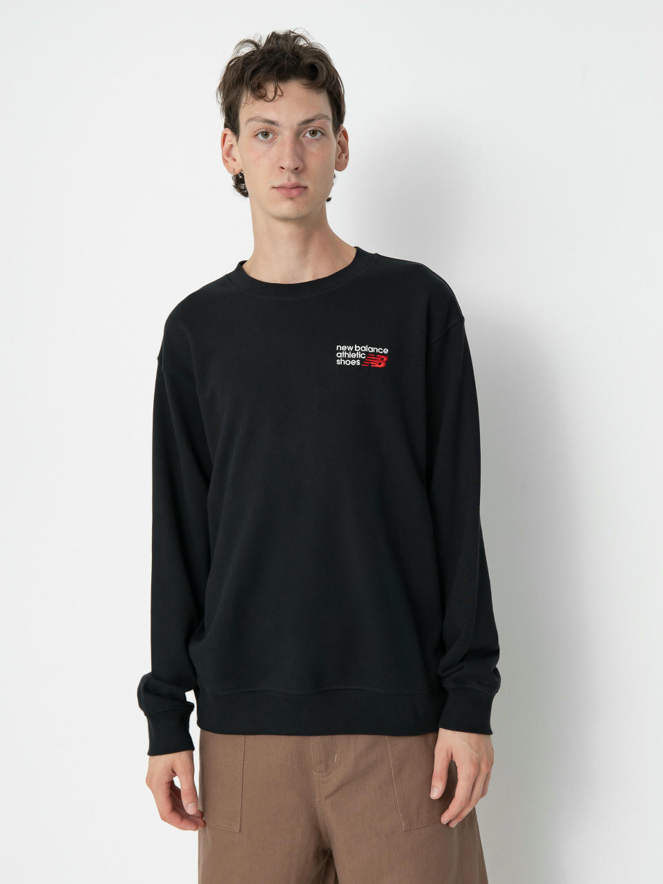 Bluza New Balance Athletics Premium Logo Crew (black)