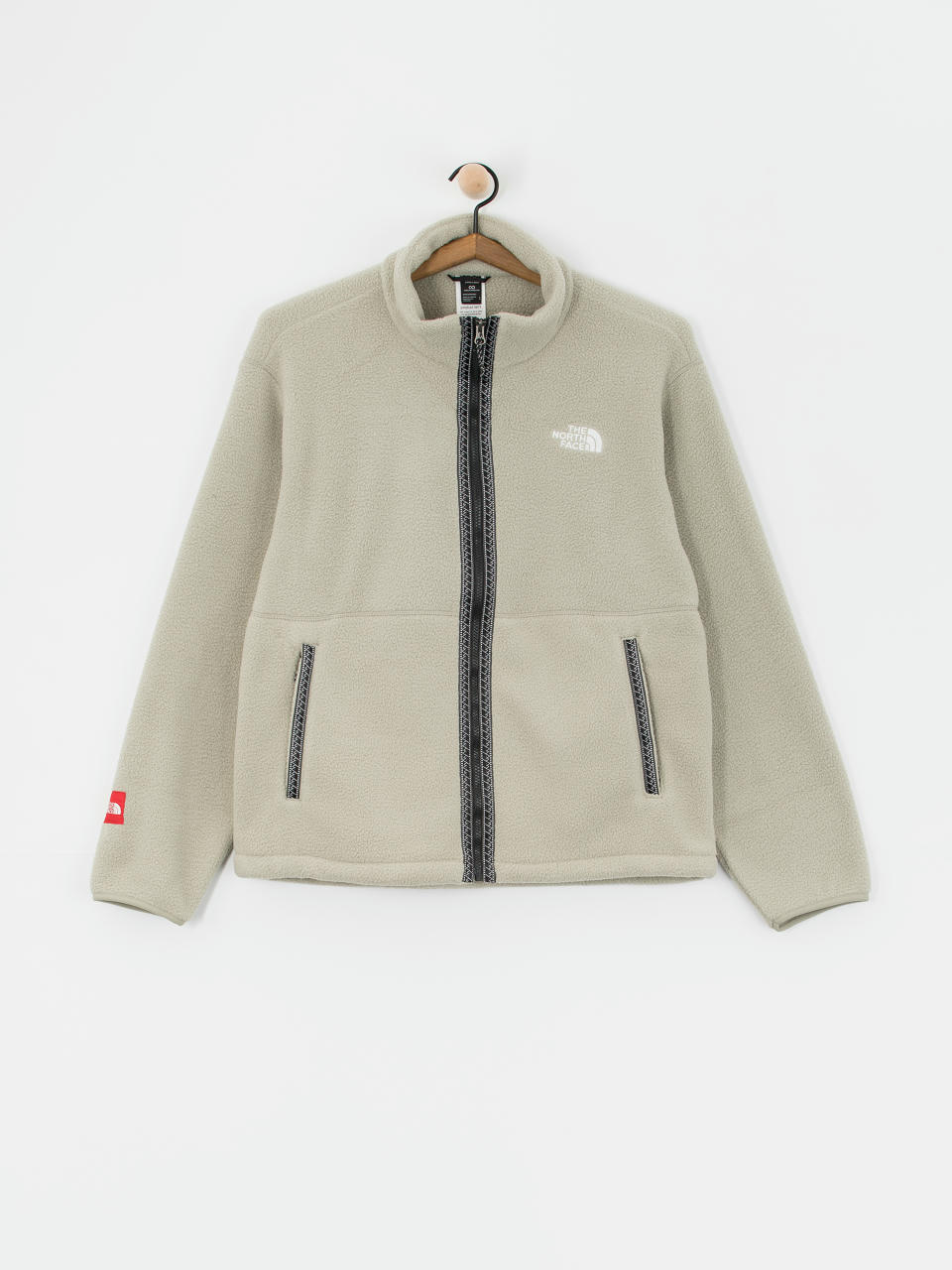 Męski Polar The North Face Tnf Fleeski FZ (clay grey)