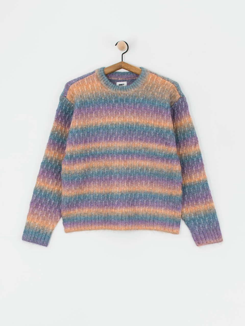 Sweter OBEY Daytrip Crew Sweater Wmn (purple multi)