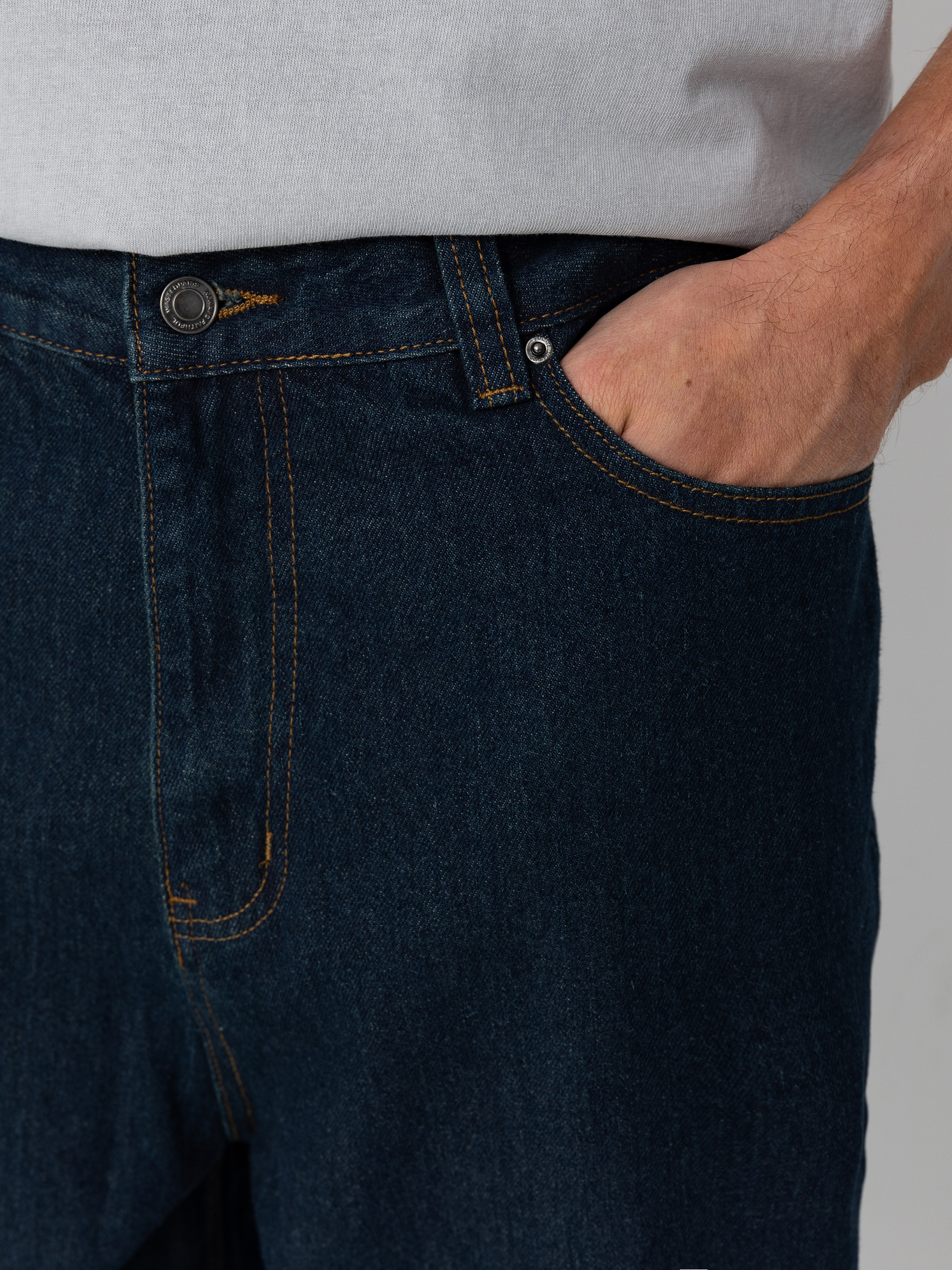 Spodnie Wasted Paris Signature Casper (raw blue)