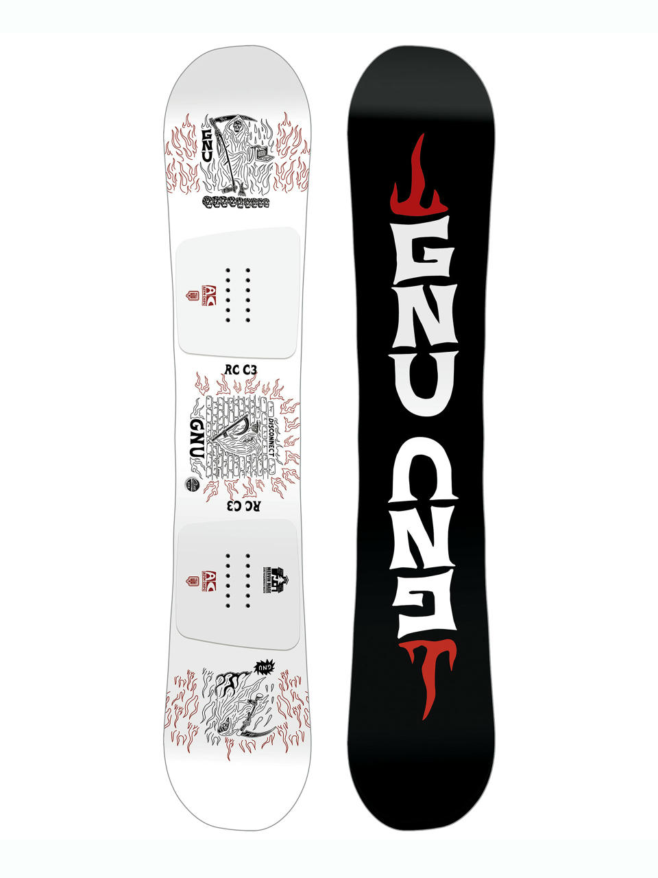 Męska Deska snowboardowa Gnu Rcc3 (black)