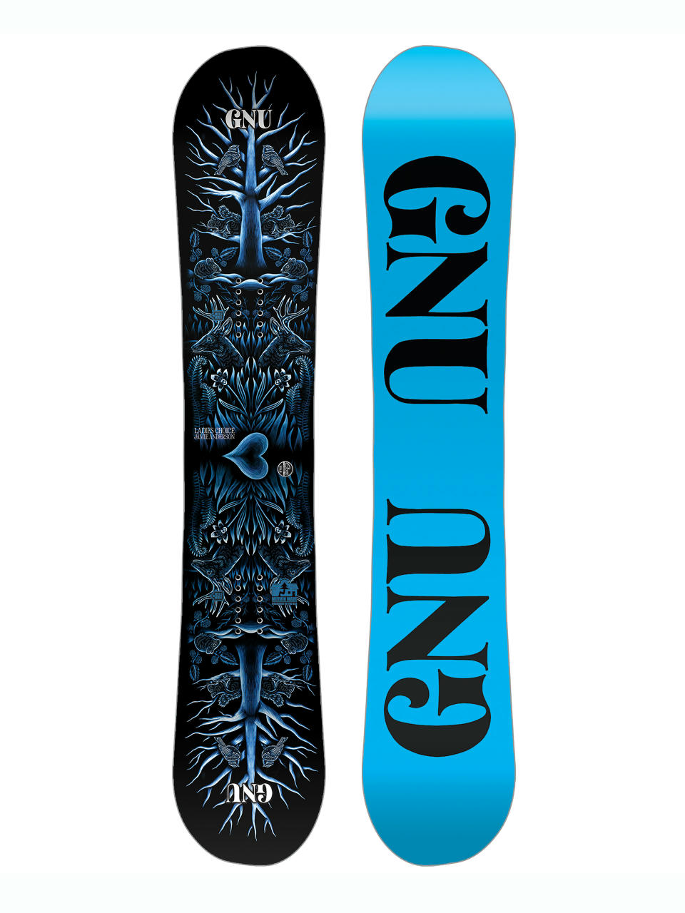 Damska Deska snowboardowa Gnu Ladies Choice (blue)