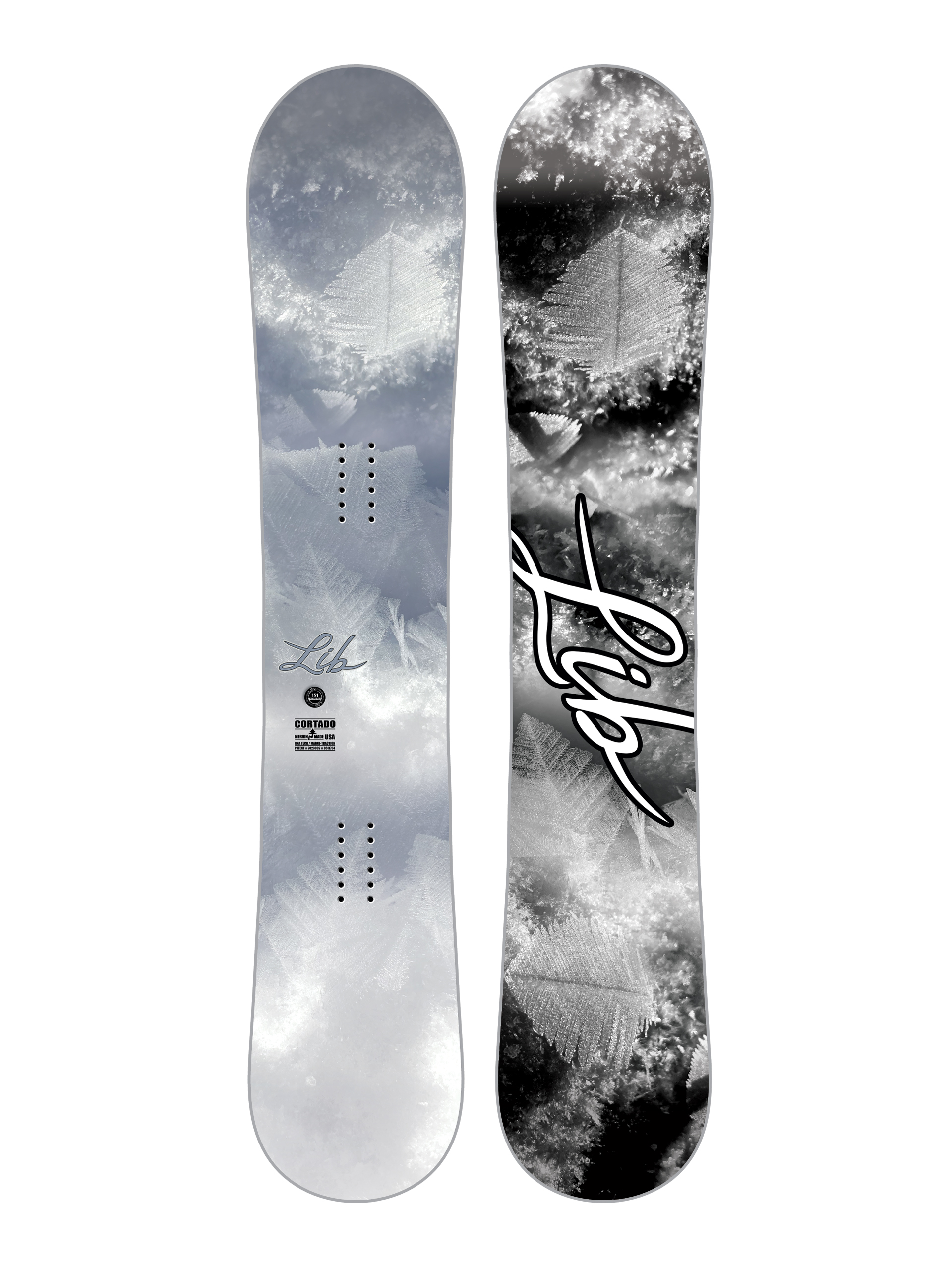 Deska snowboardowa Lib Tech Glider Wmn - biały, niebieski