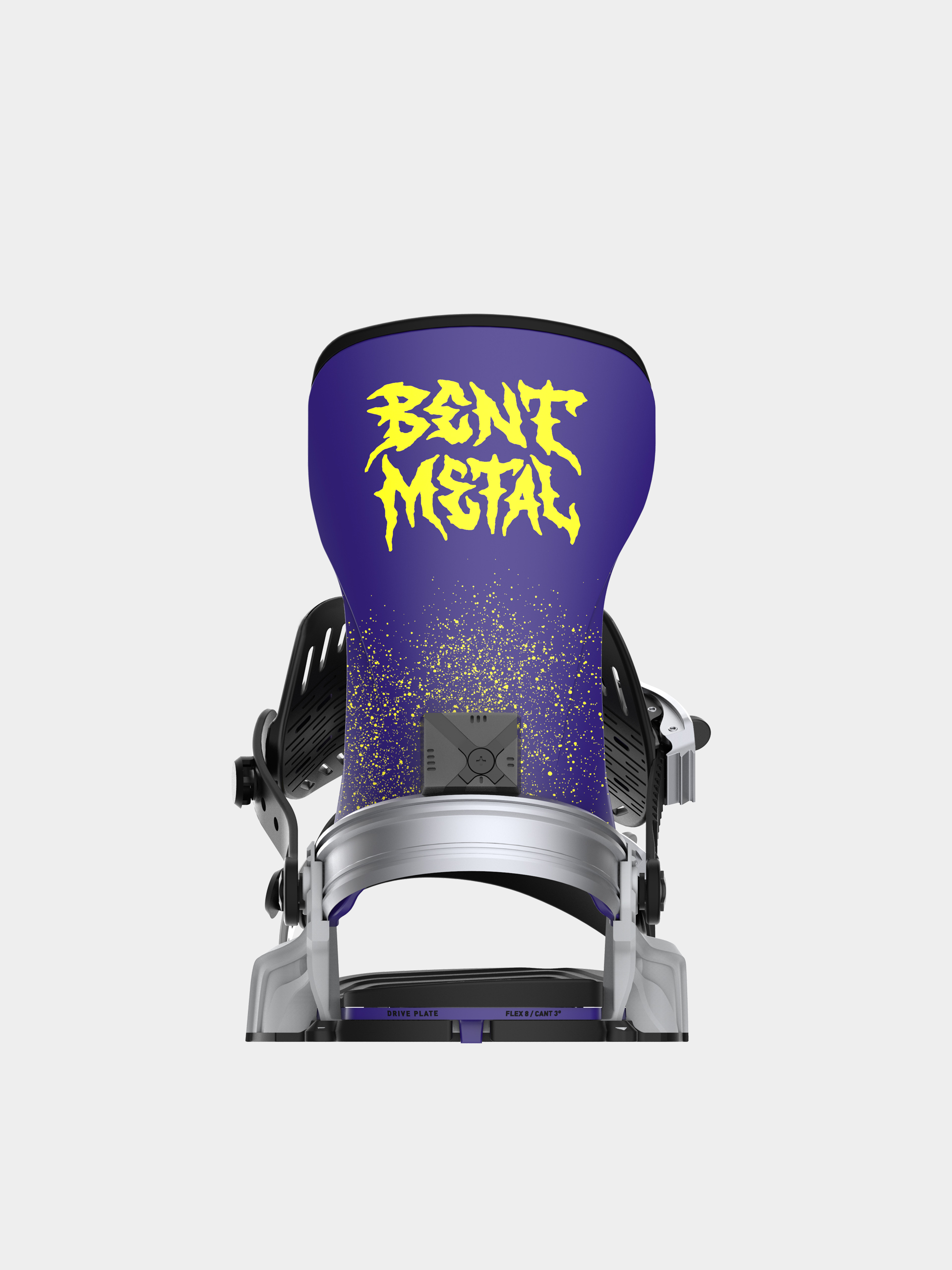 Męskie Wiązania snowboardowe Bent Metal Transfer (grey/purple)