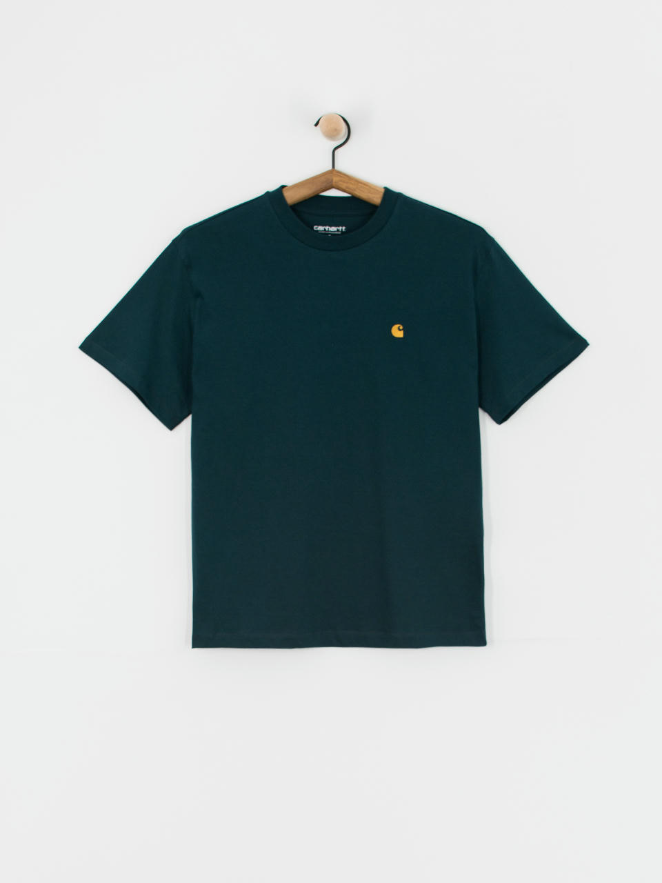 T-shirt Carhartt WIP Chase Wmn (duck blue/gold)