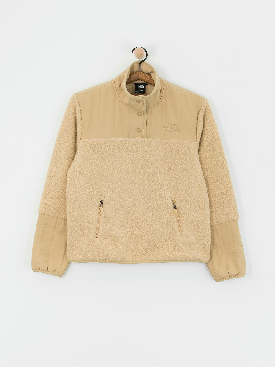 Damski Polar The North Face Cragmont Fleece 1/4 Snap (khaki stone)