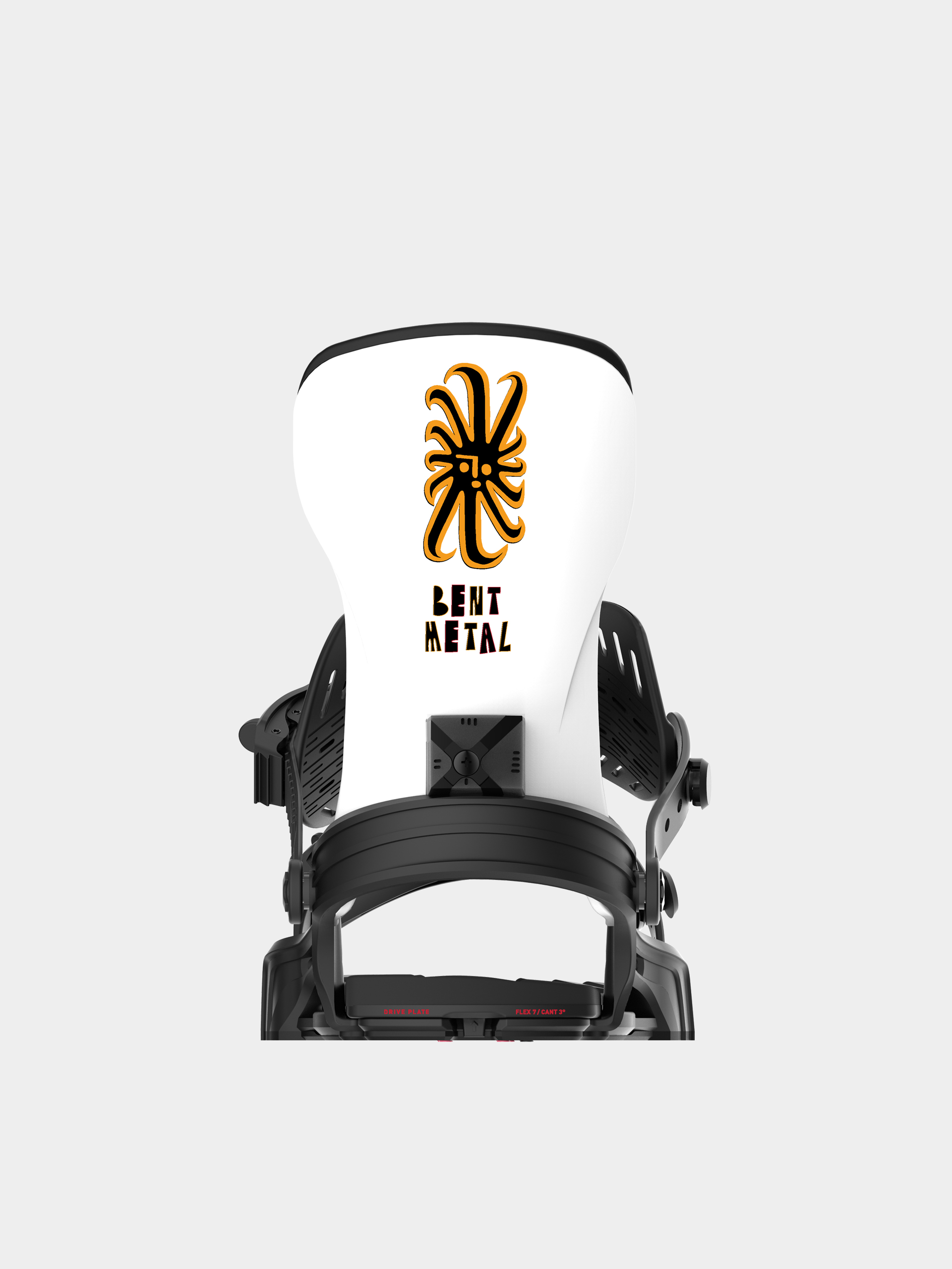 Męskie Wiązania snowboardowe Bent Metal Axtion (black/white)