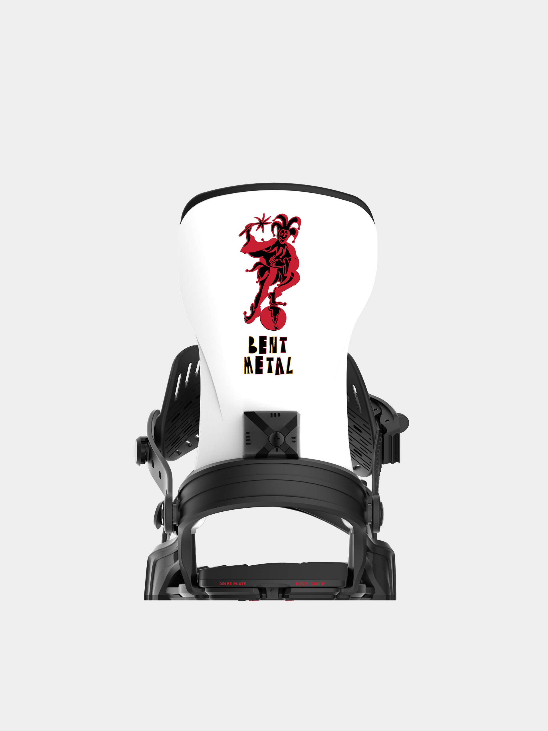 Męskie Wiązania snowboardowe Bent Metal Axtion (black/white)