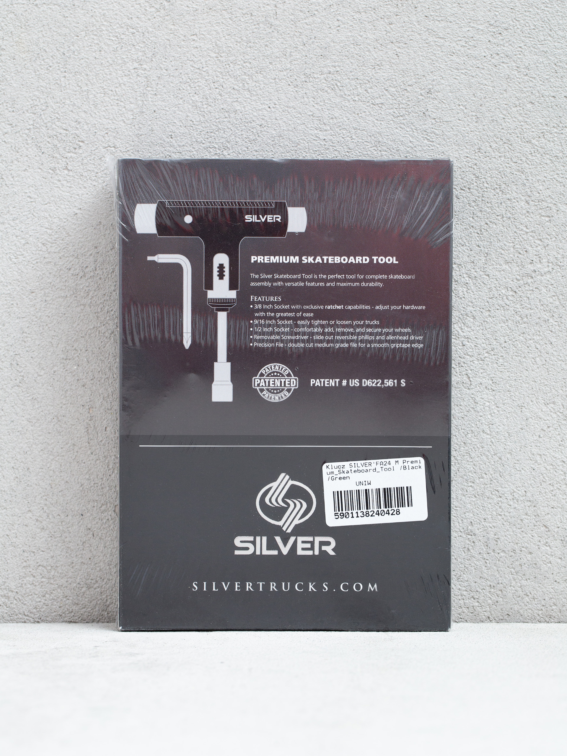 Akcesoria Silver Premium Skateboard Tool (black/green)