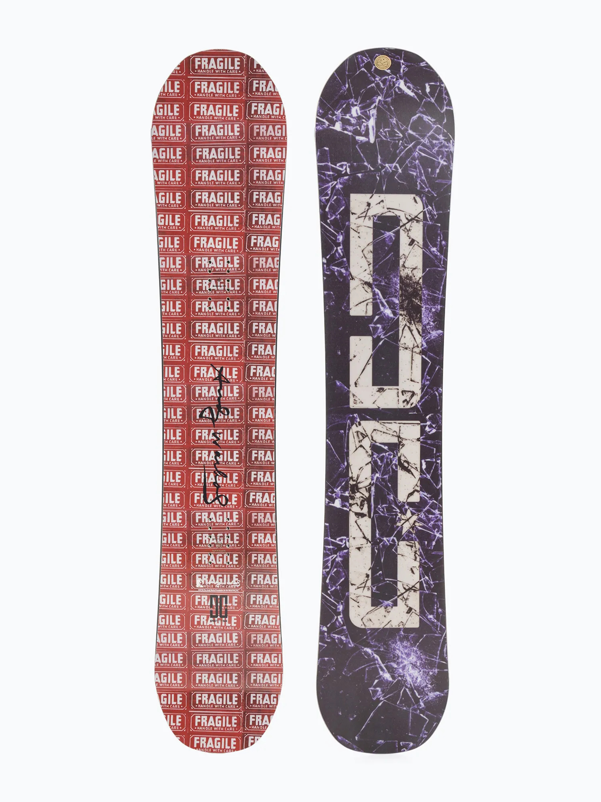 Męska Deska snowboardowa DC Aw Ply (red fragile)