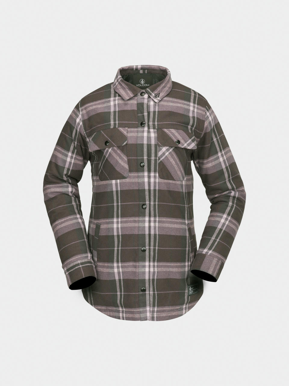 Damska Kurtka snowboardowa Volcom Ins Riding Flannel (dusty lavender)