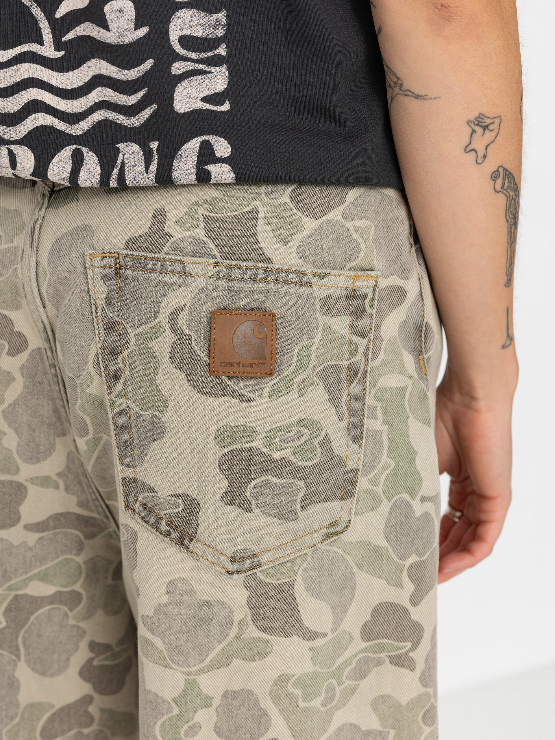 Spodnie Carhartt WIP Duck Orell Wmn (camo duck/black)