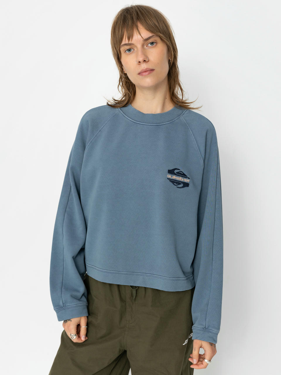 Bluza Quiksilver Uni Crew Block Screen Wmn (vintage indigo)