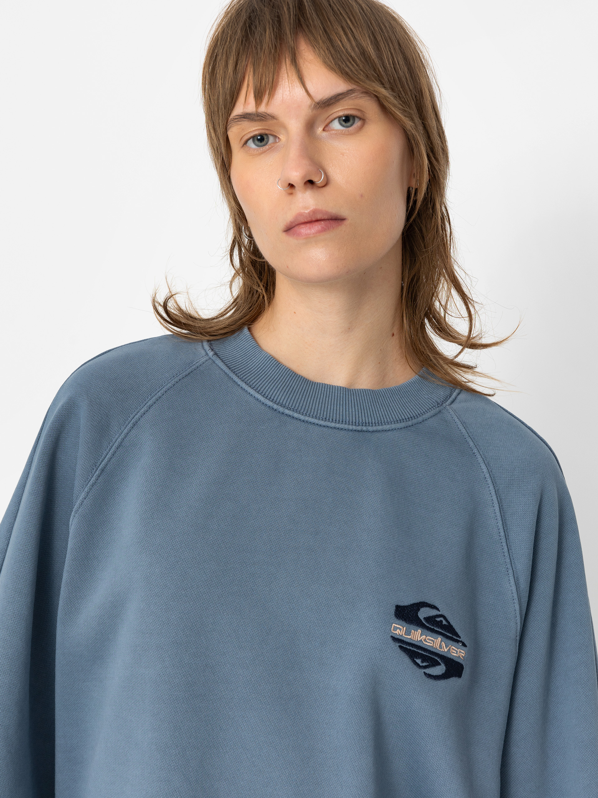 Bluza Quiksilver Uni Crew Block Screen Wmn (vintage indigo)
