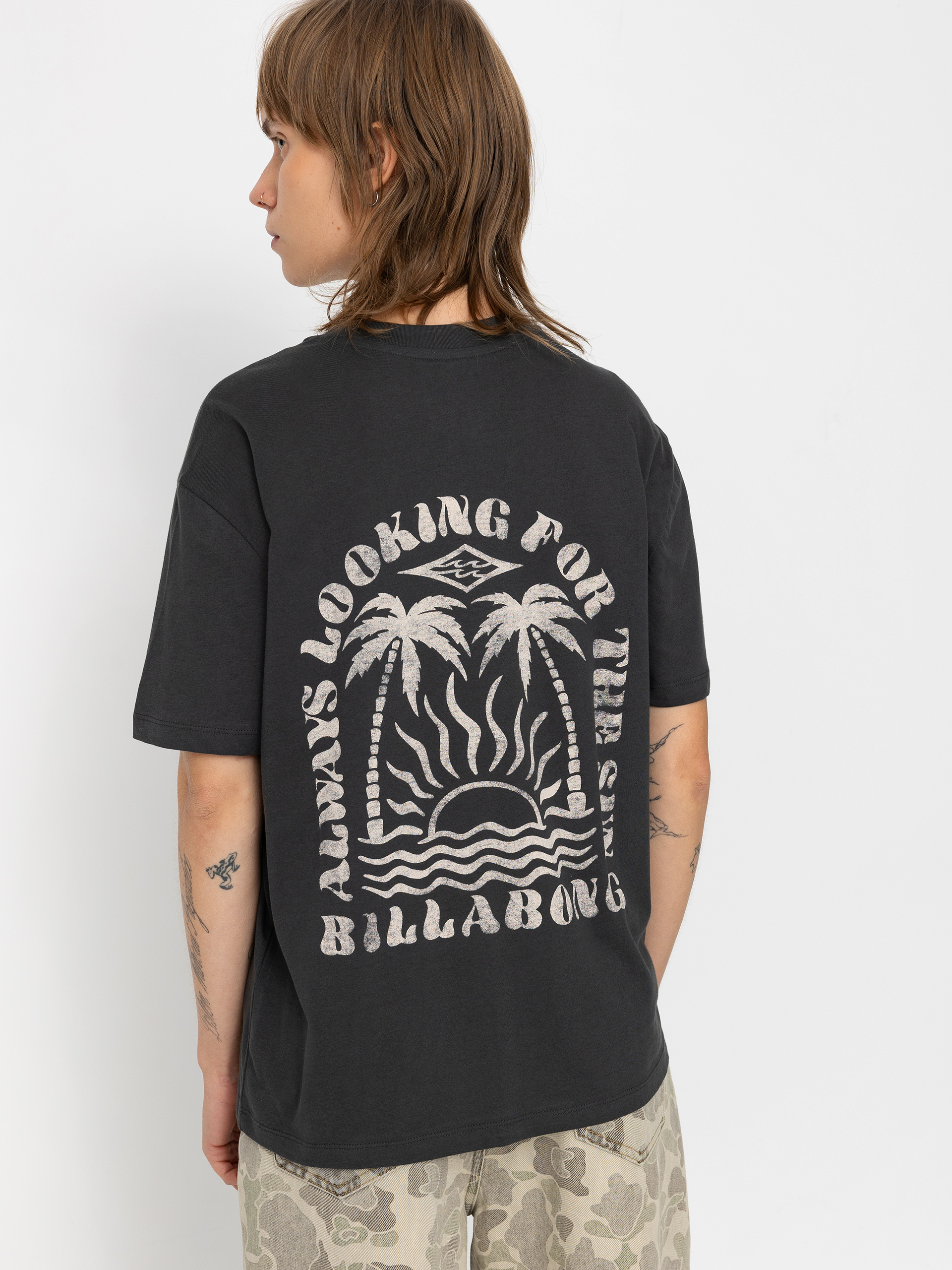 T-shirt Billabong Always Looking Wmn (off black)