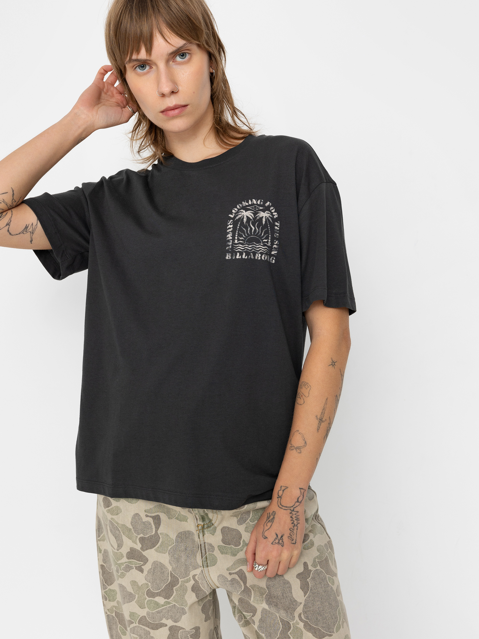 T-shirt Billabong Always Looking Wmn (off black)