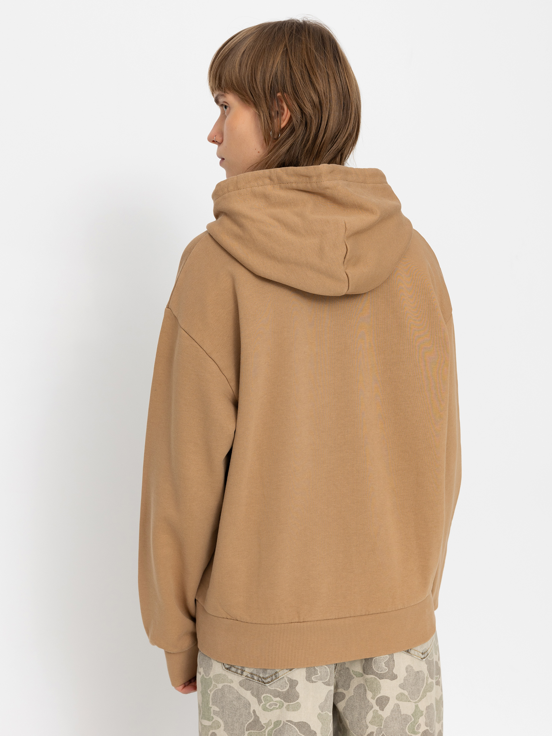 Bluza z kapturem Carhartt WIP Casey HD Wmn (peanut/silver)