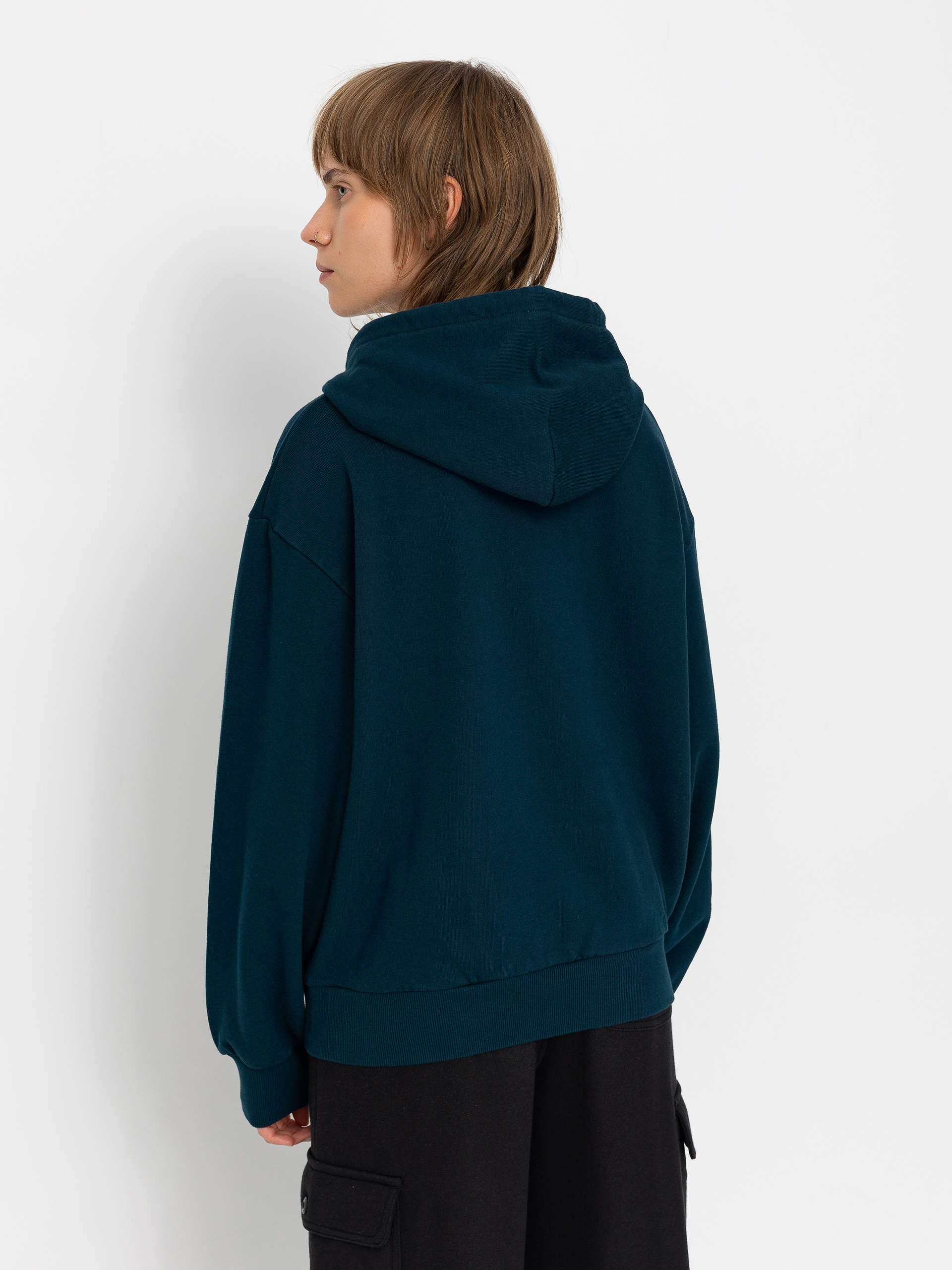 Bluza z kapturem Carhartt WIP Casey HD Wmn (duck blue/silver)