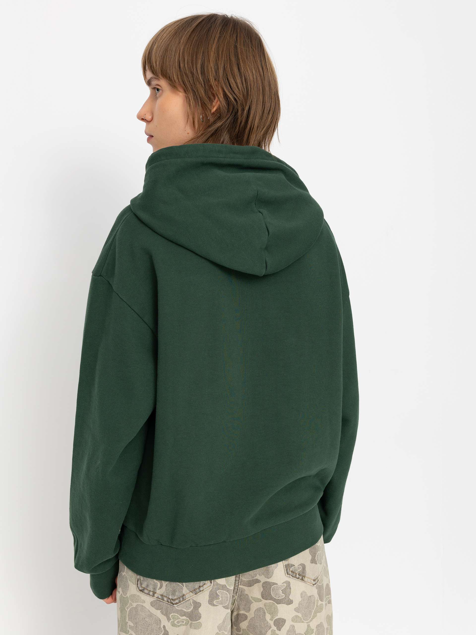 Bluza z kapturem Carhartt WIP Casey HD Wmn (sycamore tree/silver)