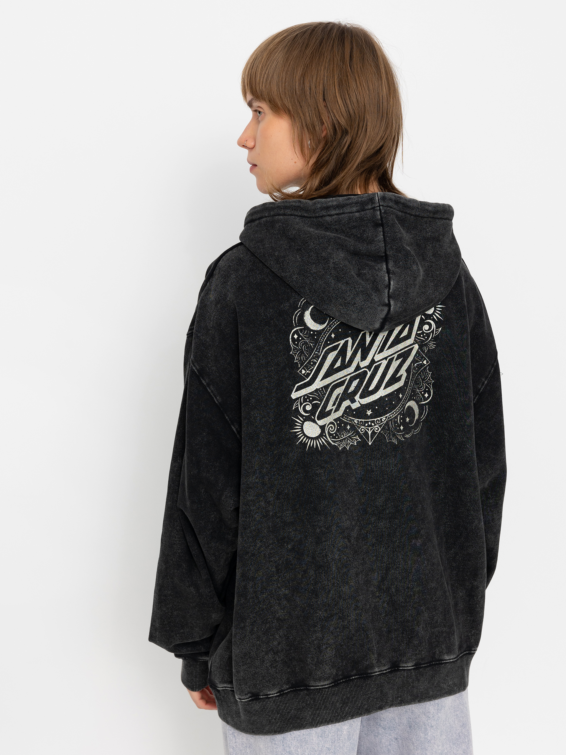 Bluza Santa Cruz Ornate Dot Wmn (black acid wash)