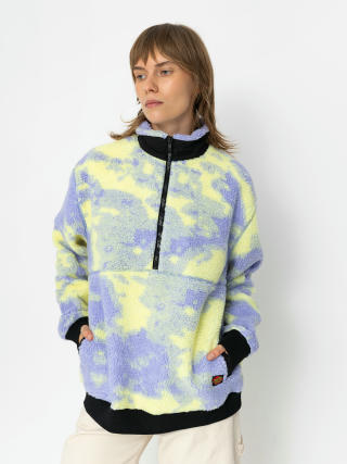 Kurtka Santa Cruz Astra Sherpa Fleece Wmn (purple/yellow tie dye)