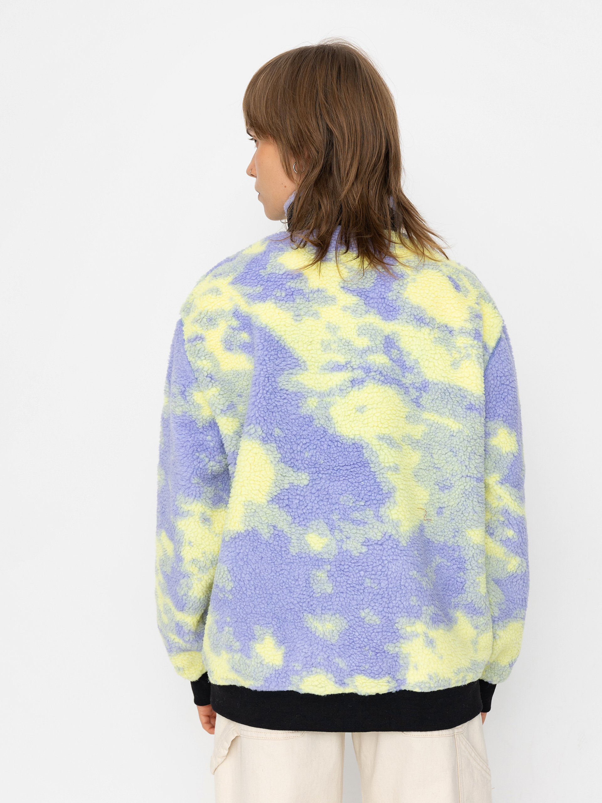 Kurtka Santa Cruz Astra Sherpa Fleece Wmn (purple/yellow tie dye)