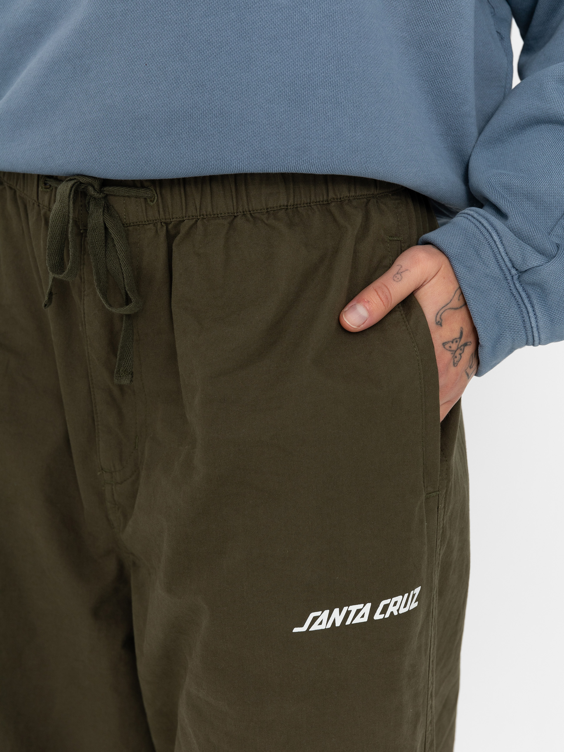 Spodnie Santa Cruz Strip Parachute Wmn (khaki)