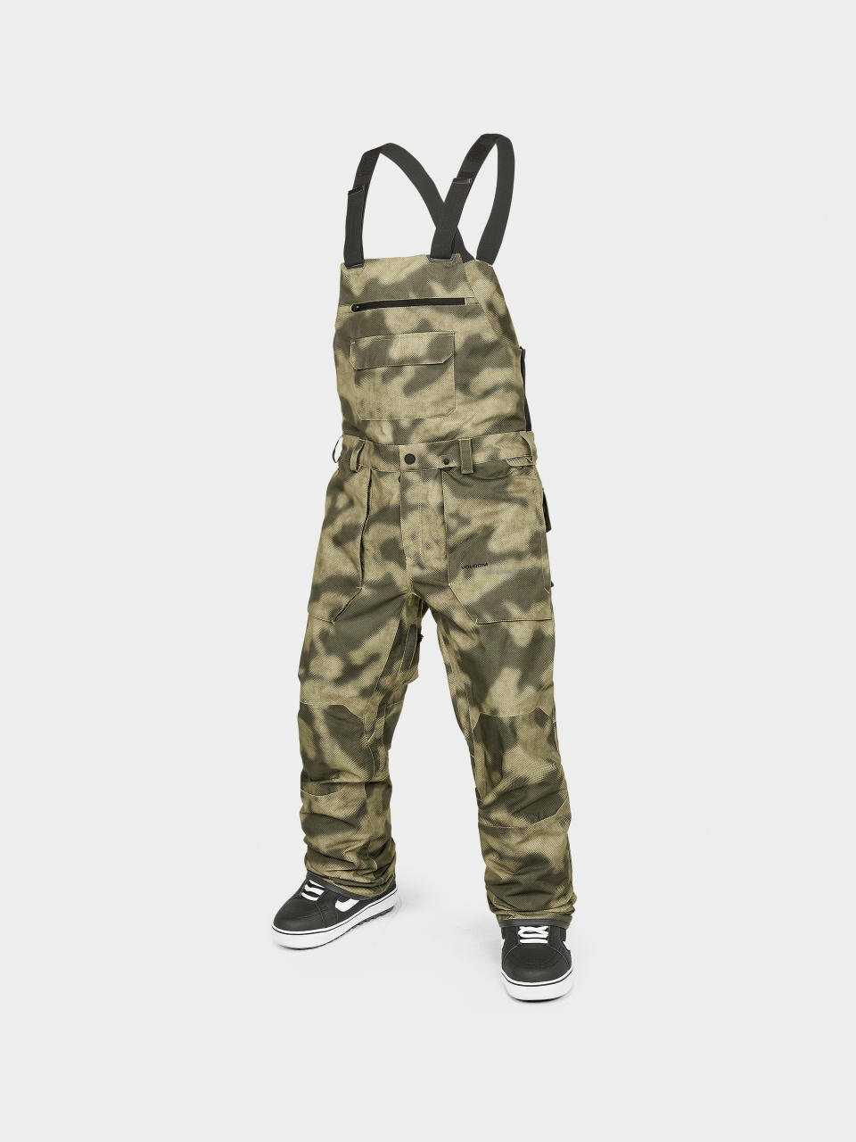 Męskie Spodnie snowboardowe Volcom Roan Bib Overall (camouflage)