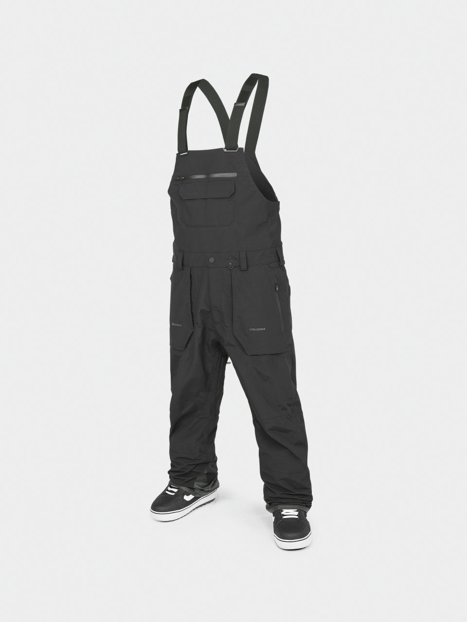 Męskie Spodnie snowboardowe Volcom Rain Gore Tex Bib Overall (black)