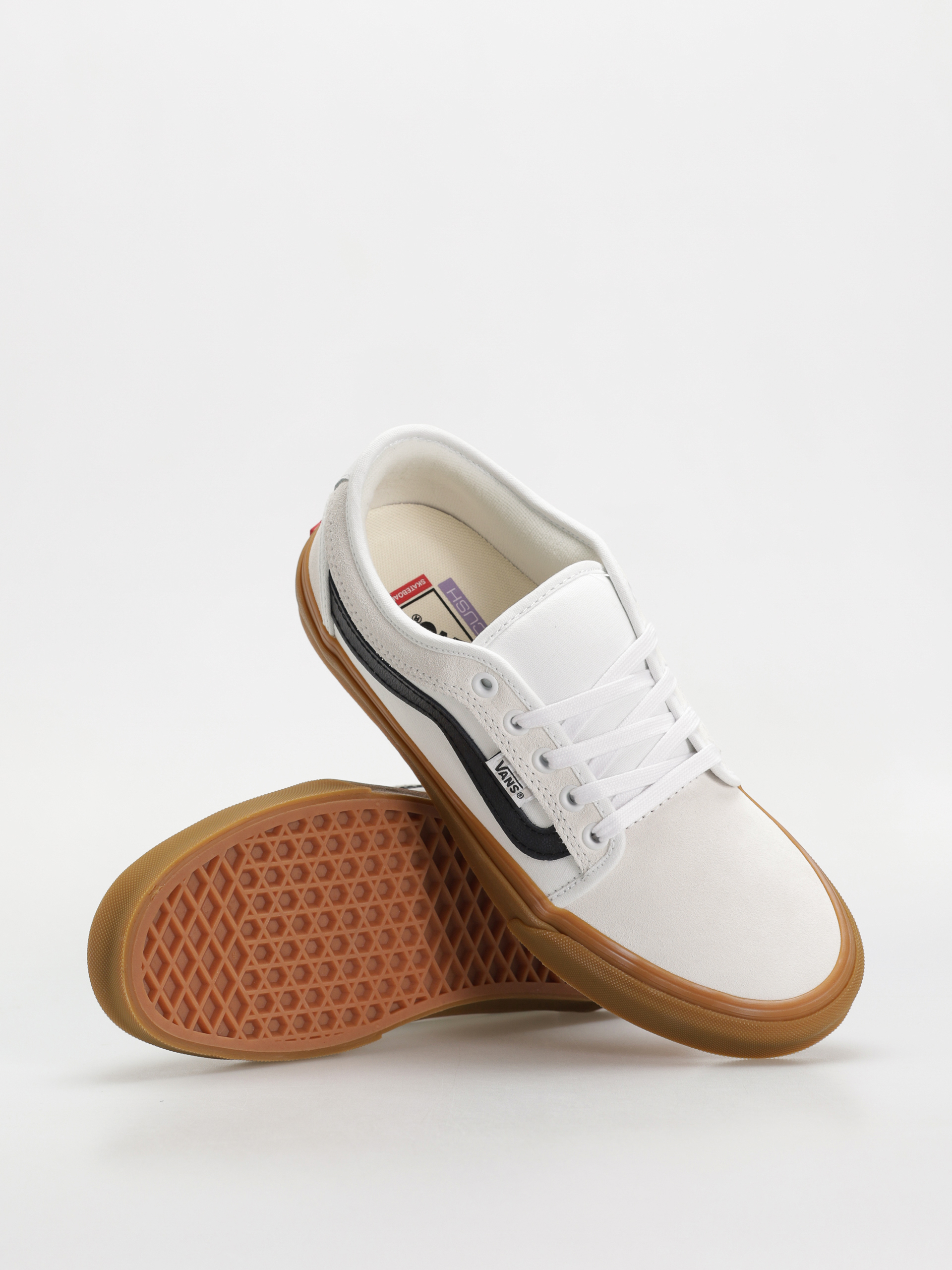 Buty Vans Skate Chukka Low Sidestripe (white/black/gum)