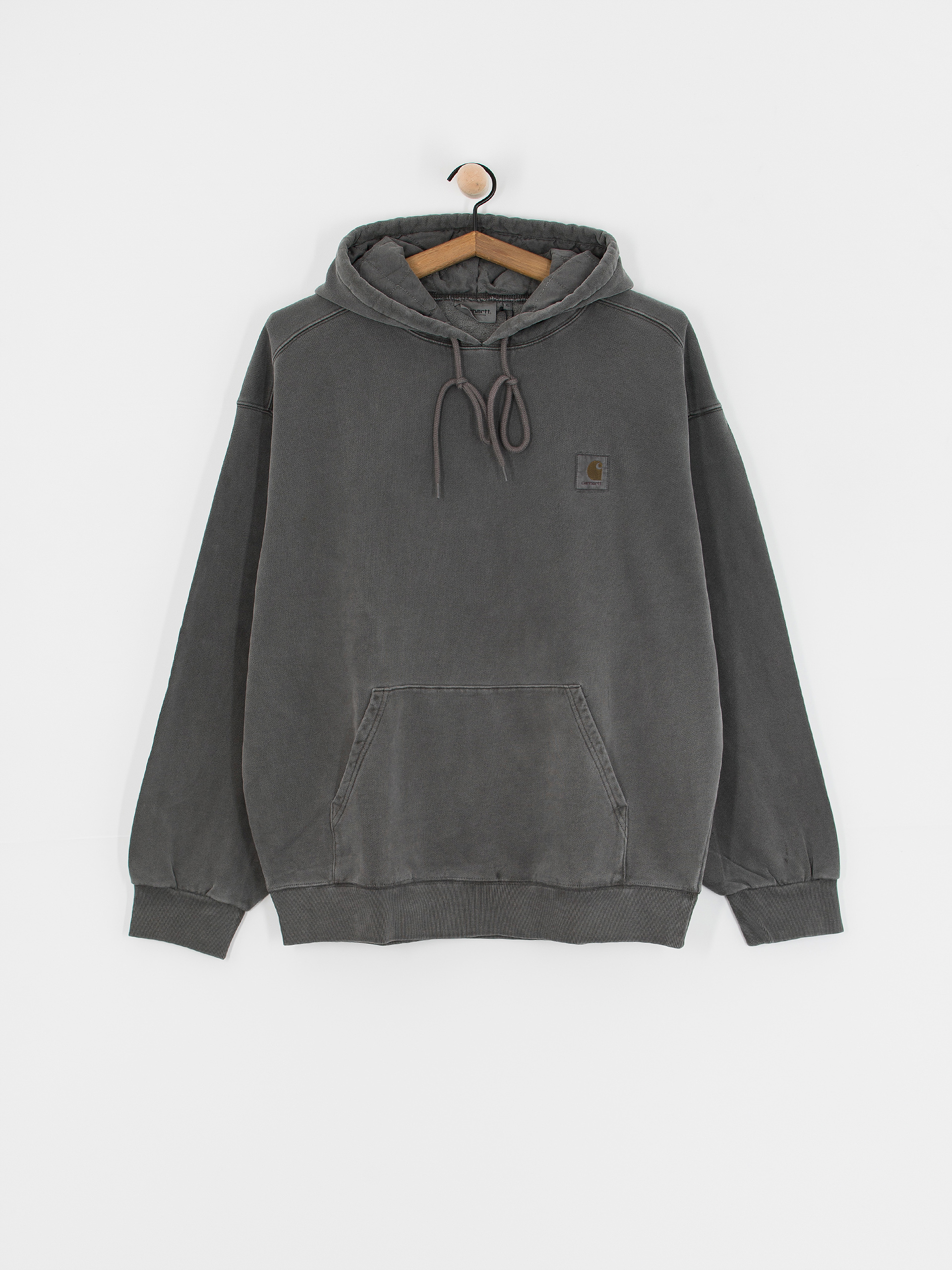 トップス Carhartt Wip Vista Bluza z kapturem Carhartt WIP Vista HD - szary (graphite)
